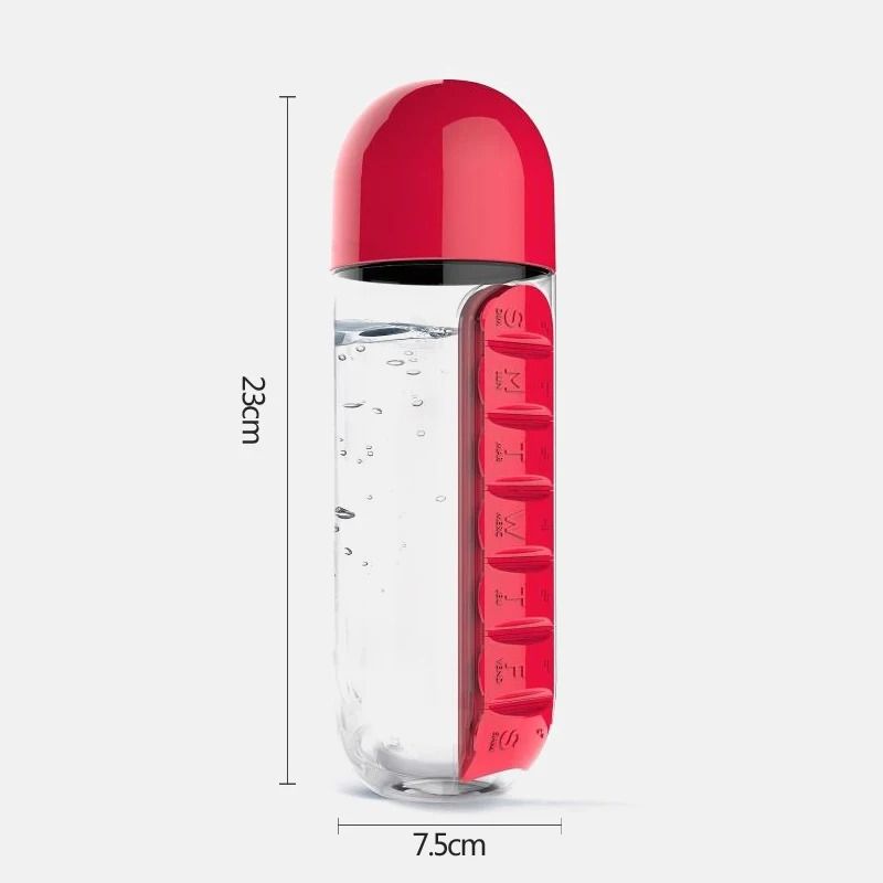 2-in-1 Integrated Hydration and Medication Management Shield