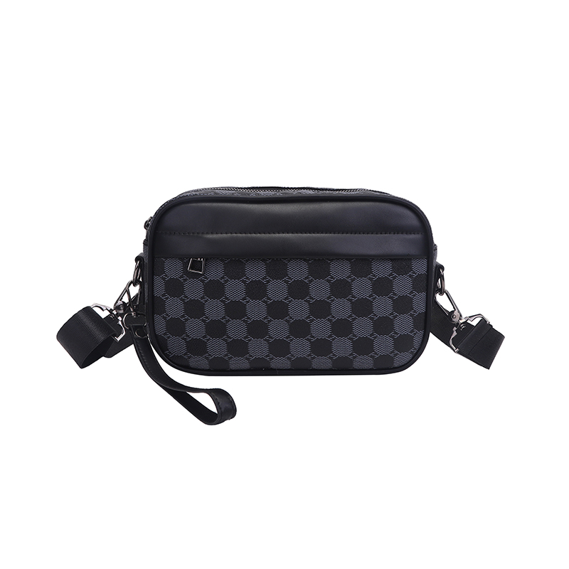 UrbanVault Mens Crossbody Bag PU Leather Waist Bag for Phone Travel and Daily Carry