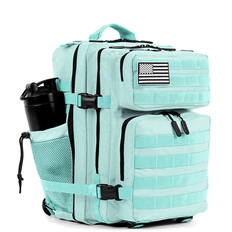 Tactical Backpack for Women, Men, Molle Outdoor Hiking, Travel, Camping Bag with Dual Cup Holders, Sports Rucksack, Gym