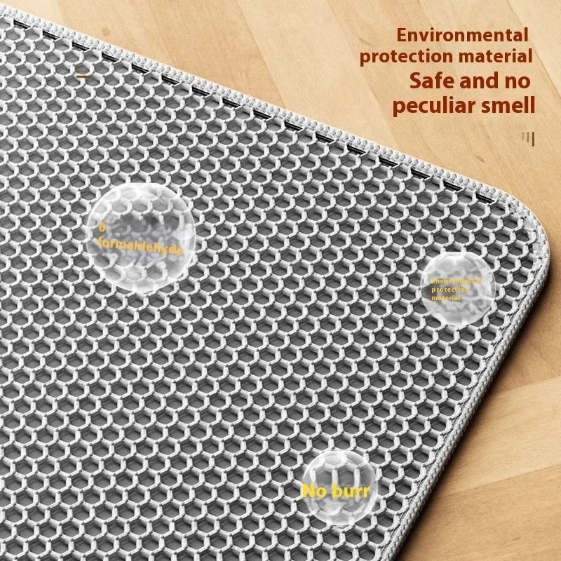 Extra Large Dual-Layer Waterproof Cat Litter Mat