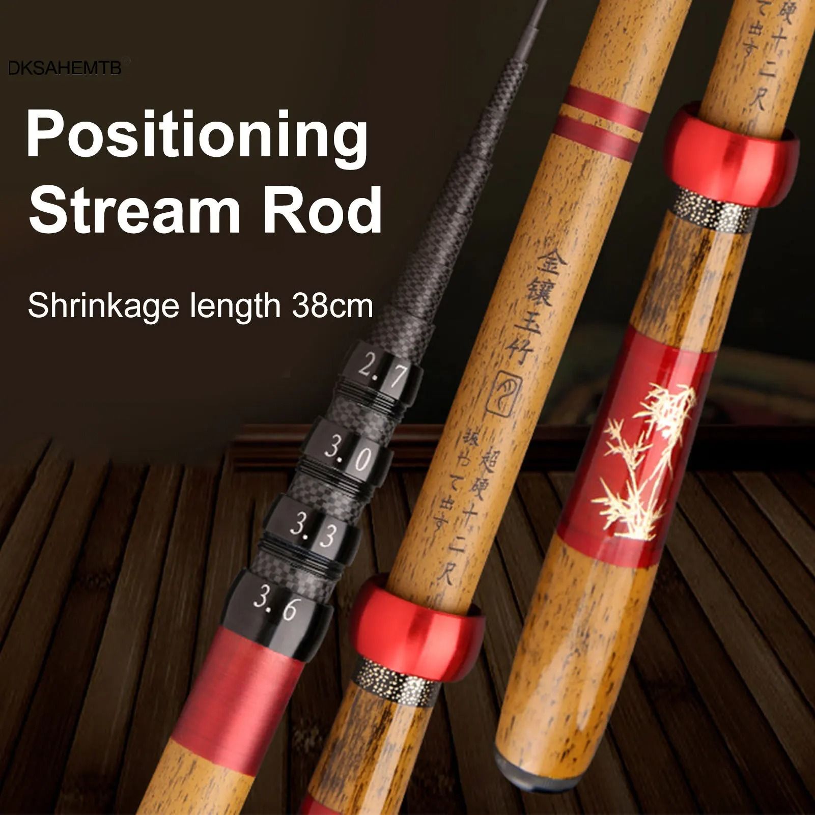 Ultra Light Portable Carbon Pocket Fishing Rod Adjustable Short Section Hand Rod