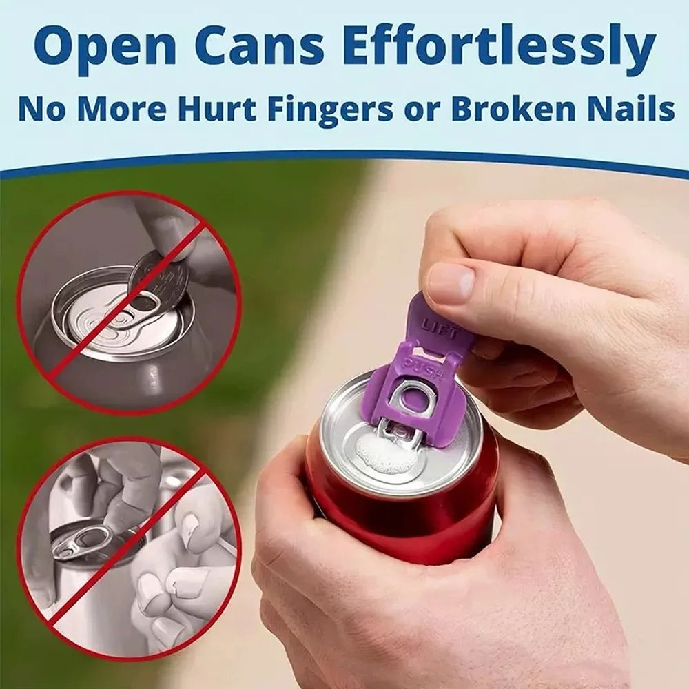 Commercial-Grade Beverage & Beer Can Opener – Durable Manual Lift & Push Tool