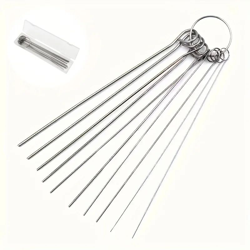 Precision Shower Head Cleaning Tool Kit – Stainless Steel Nozzle Cleaner Brush Set