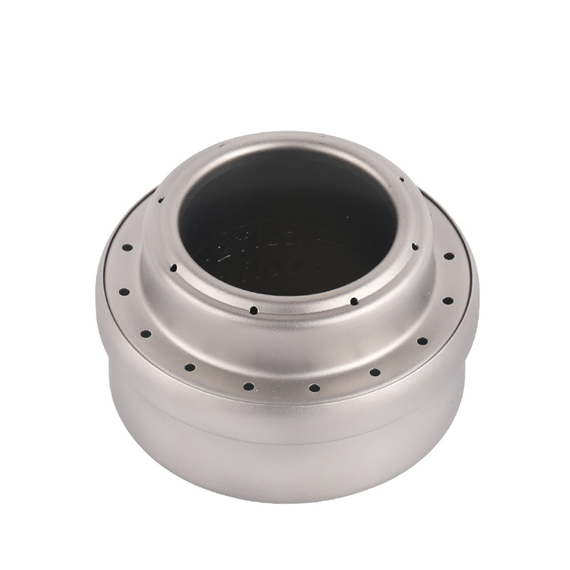 Ultralight Titanium Camping Stove Portable Alcohol Burner