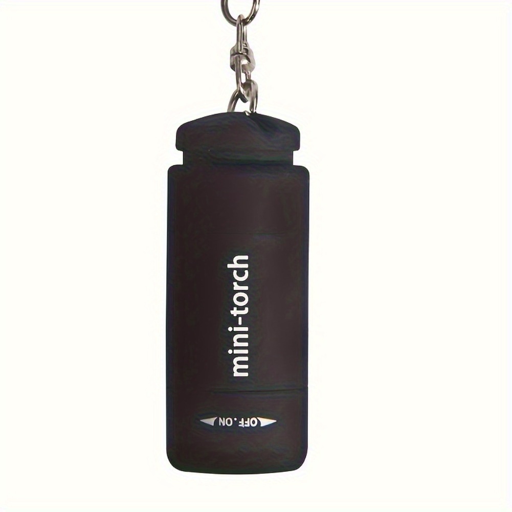 Portable USB Rechargeable LED Micro Pocket Flashlight, Waterproof Keychain Flashlight for Outdoor Hiking, Camping,