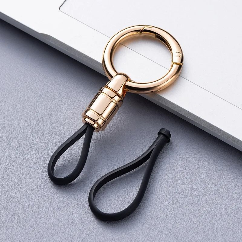 Metal Car Key Chain Pendant with Waist Hanging Buckle