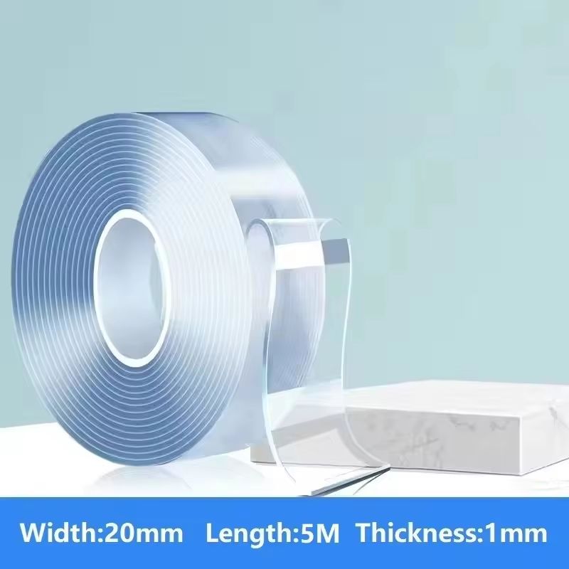 Nano Tape Traceless Double Sided Transparent Adhesive Tape (3.3ft / 9.8ft / 16.4ft)