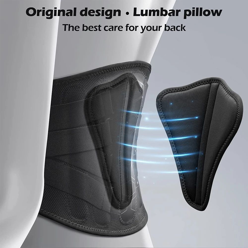 Back Brace for Sciatica Relief & Herniated Disc Support, Comfortable Lumbar Stability