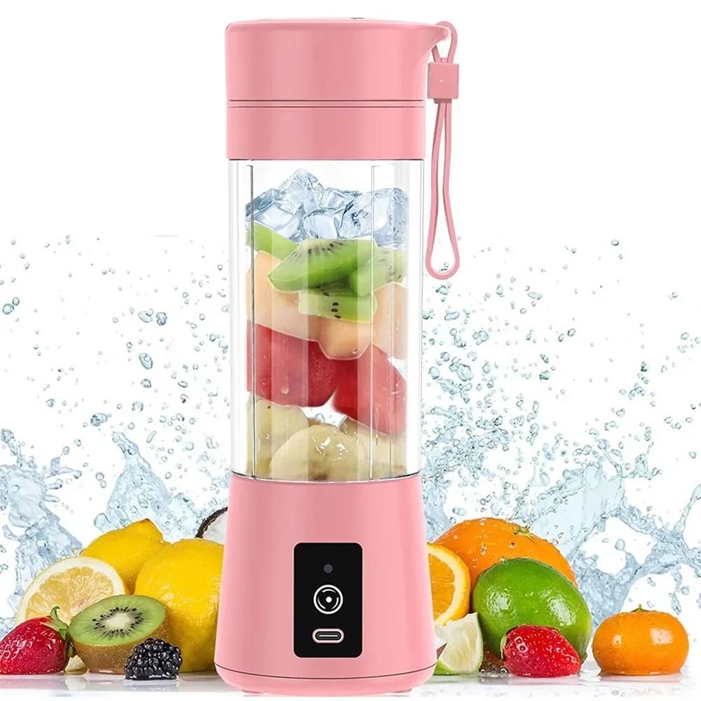 Portable Mini Electric Juicer USB Rechargeable Smoothie Blender