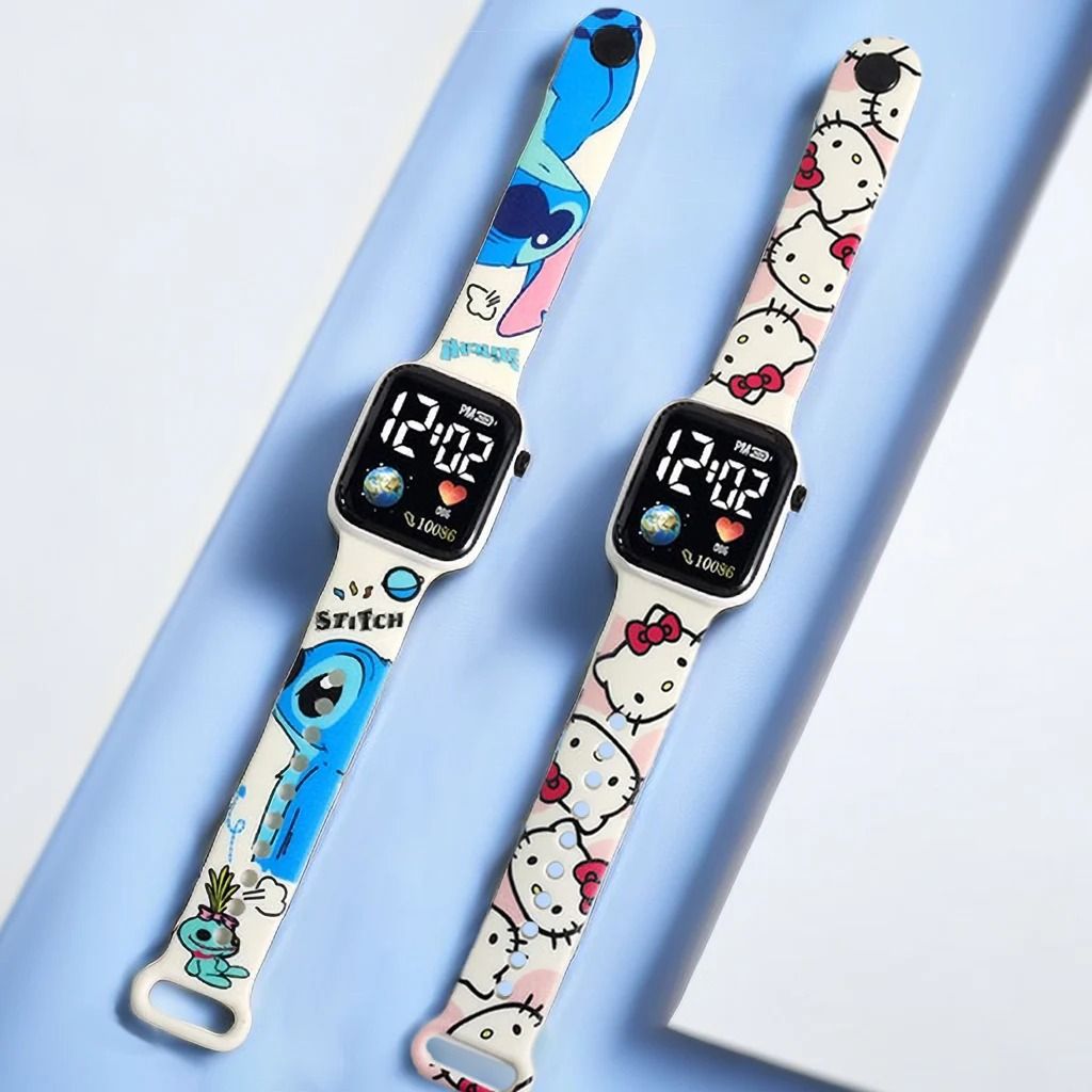 Character Theme LED Digital Timepiece for Children