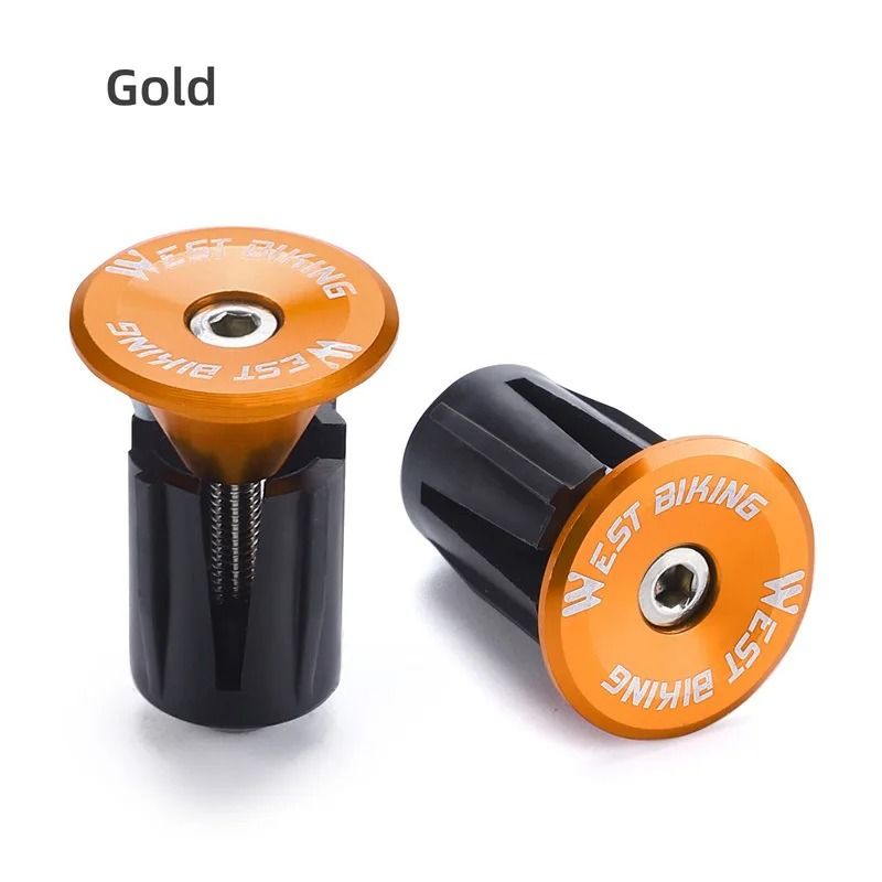 Expanding Aluminum Alloy Bicycle Bar End Plugs (2PCS)