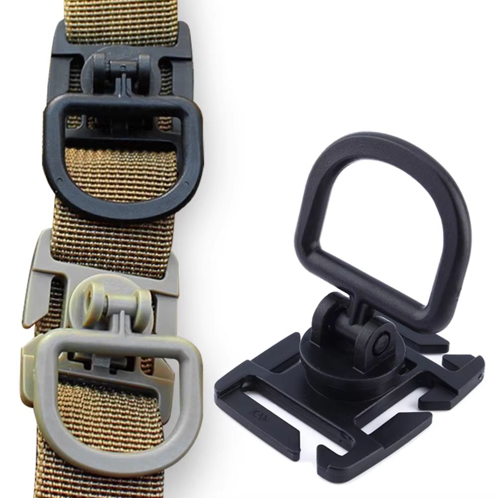 360 Tactical D-Ring Clips – Heavy-Duty MOLLE Webbing Attachments for Backpacks, Belts & Outdoor Gear