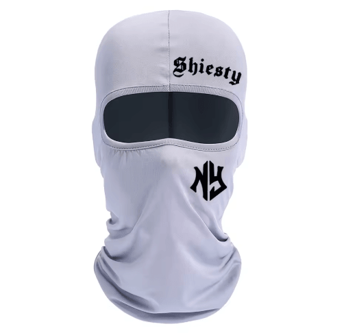 Letter Print Balaclava Face Mask Windproof and Sun Protection Cycling Hat Unisex