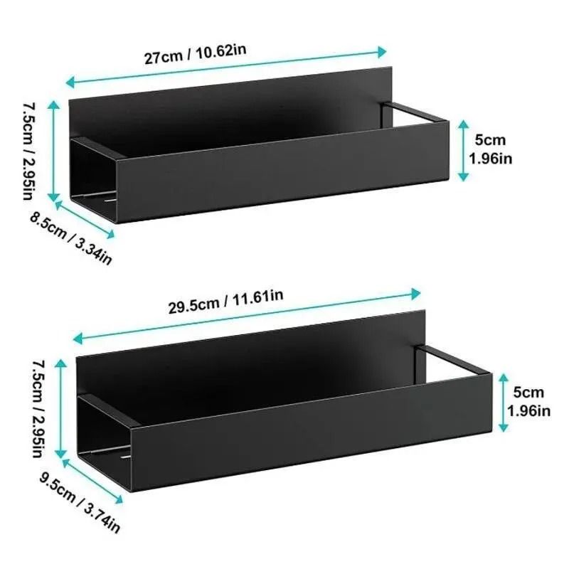 Magnetic Side Hanging Storage Shelf (2-Piece Set)