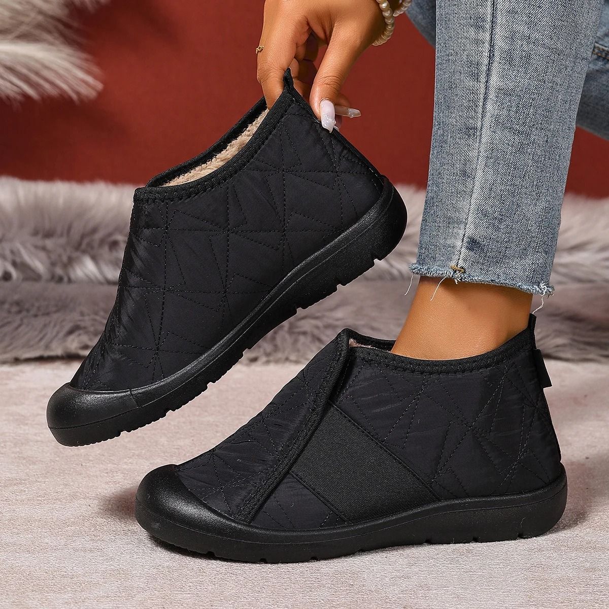 Plush Thermal Winter Comfort Boots