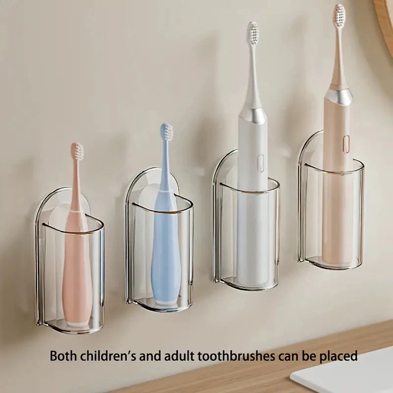 Wall Mounted Toothbrush Holder – Space Saving Electric Toothbrush Organizer