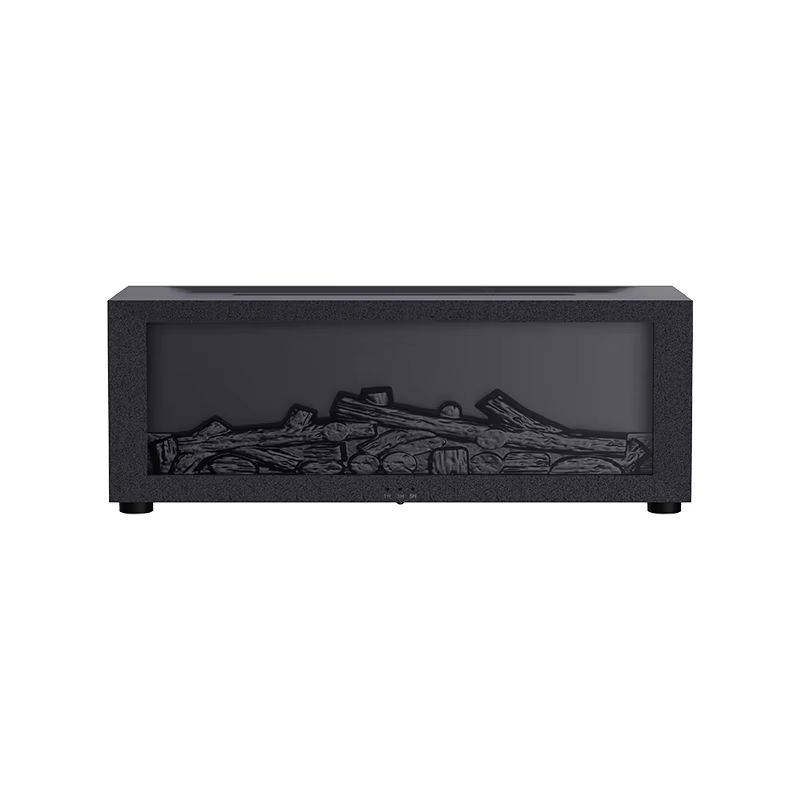 Creative Fireplace-Style Air Humidifier and Aroma Diffuser With LED Light and Remote Control