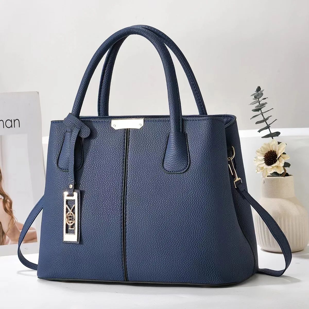 Luxury Style Womens Leather Handbag