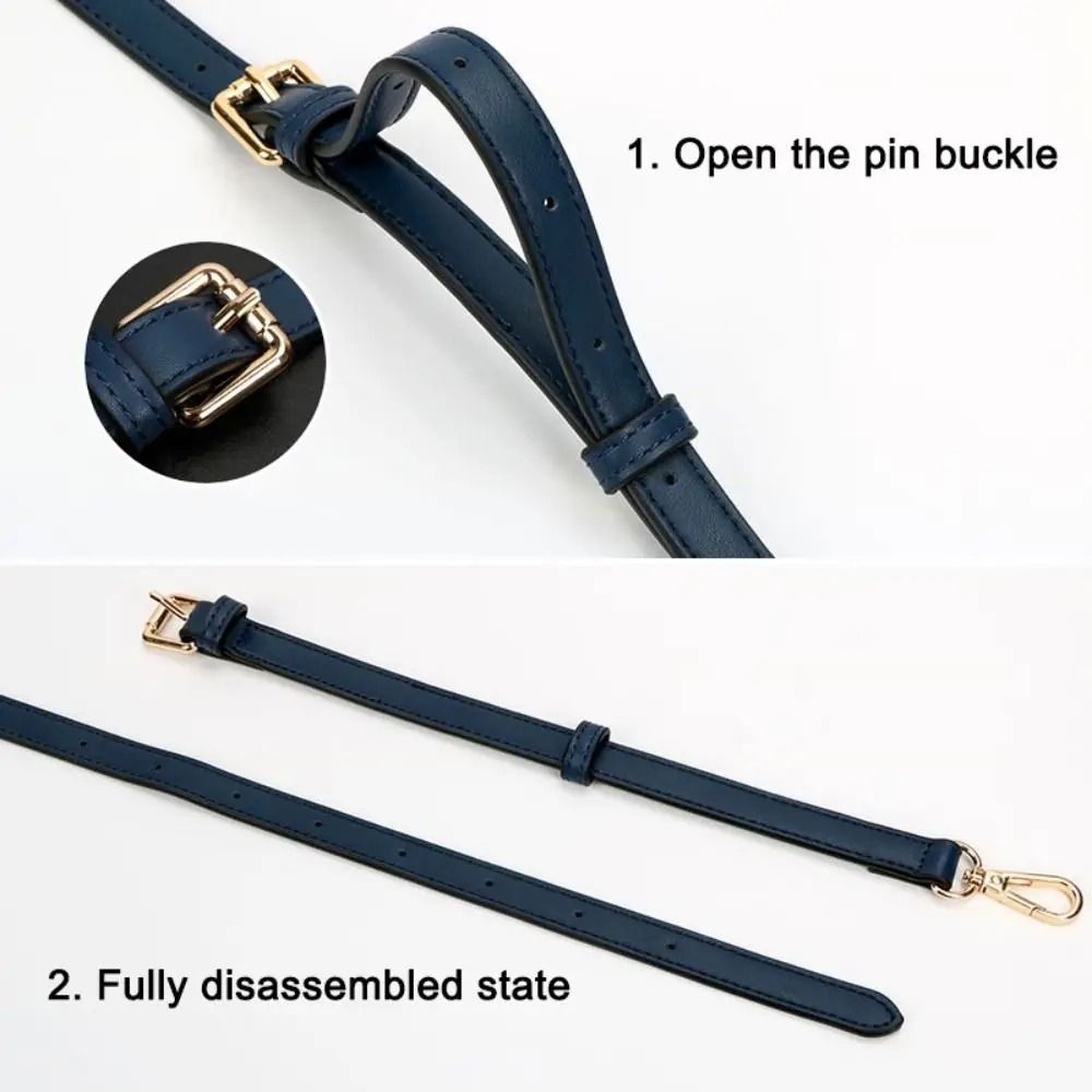 Adjustable Genuine Leather Shoulder Strap