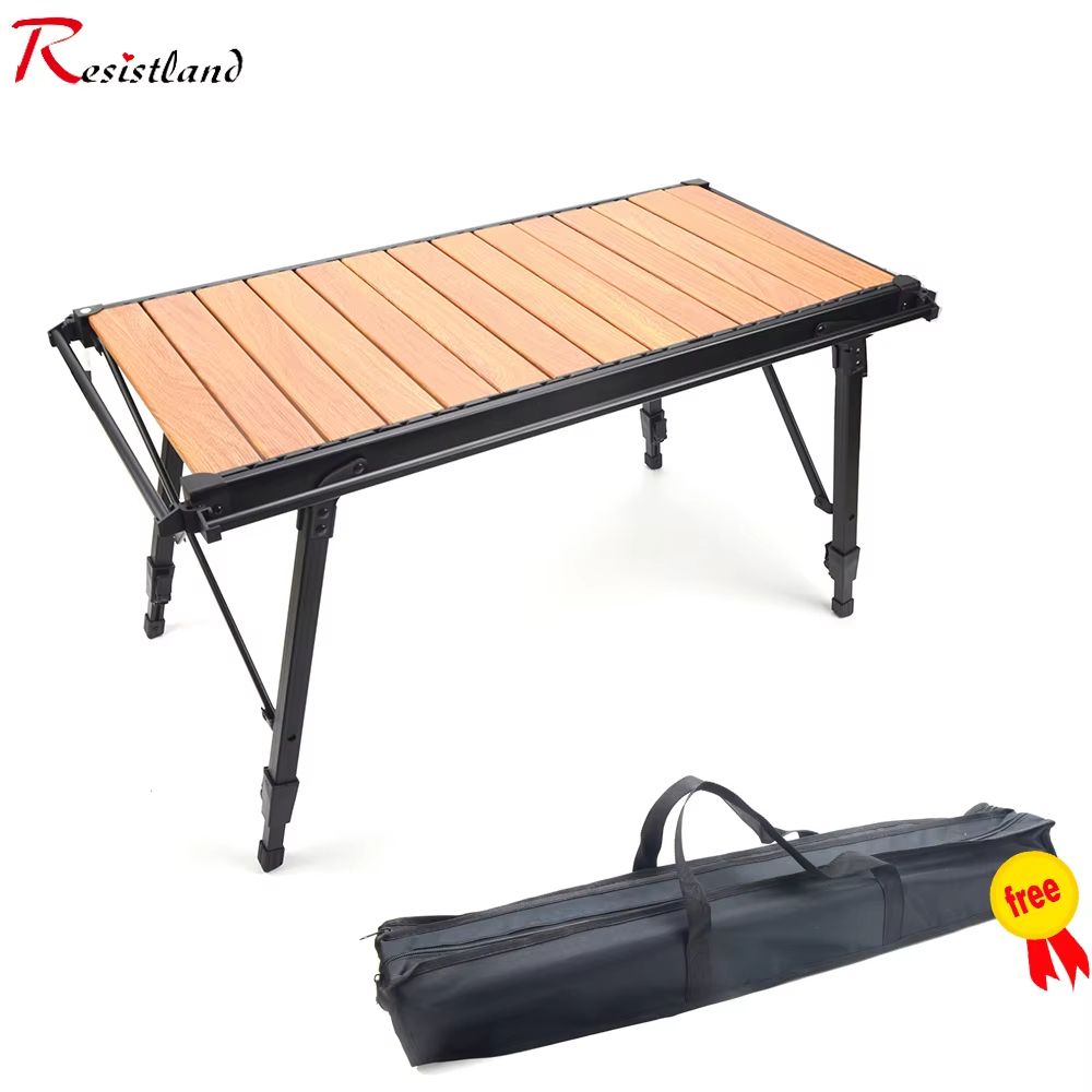 TrailFlex IGT Folding Camp Table with Removable Gas Stove Slot