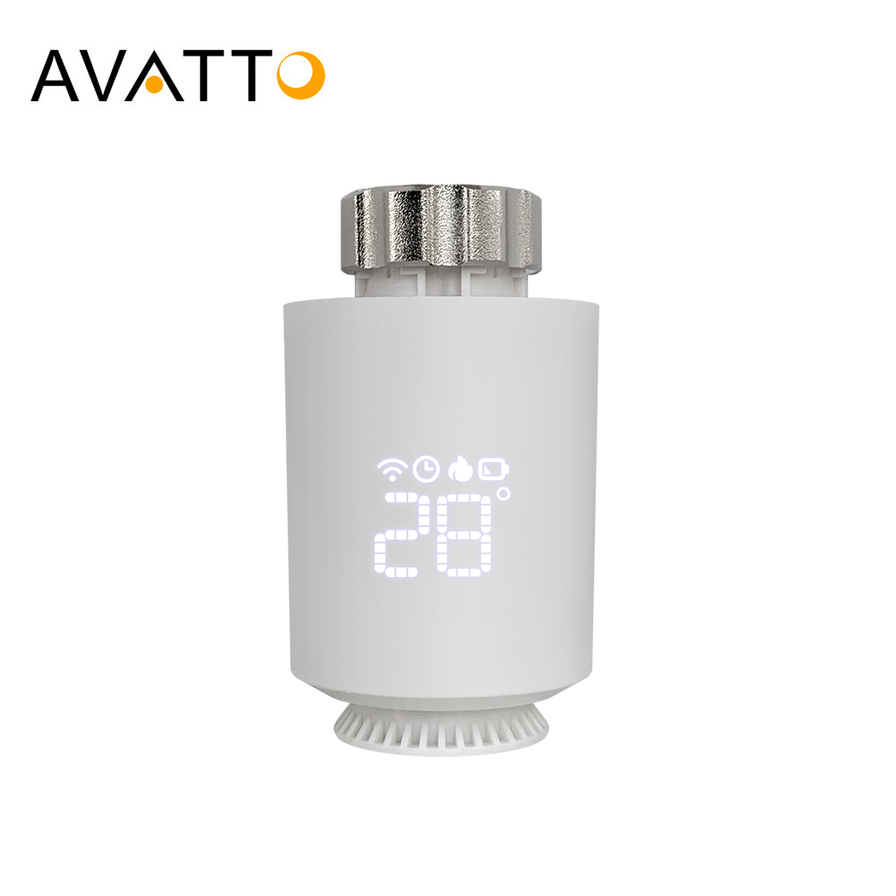 Smart Thermostatic Radiator Valve,Zigbee 3.0 TRV Controller w App & Voice Control Works with Alexa,Google Home tuya
