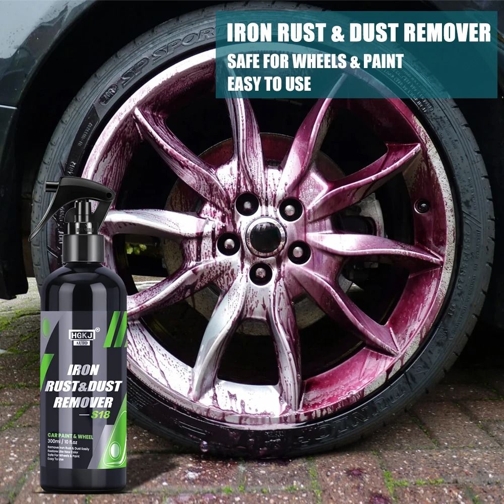 Car Paint and Wheel Iron Particle Rust Remover Spray