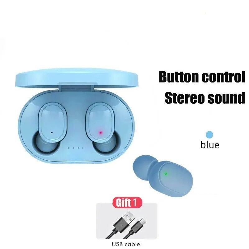 Wireless Bluetooth Earbuds with Noise Cancelling and Charging Case