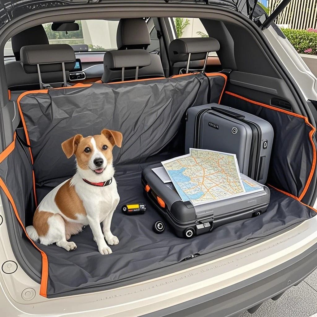 Universal Waterproof SUV Cargo Liner – Heavy-Duty Trunk Protection