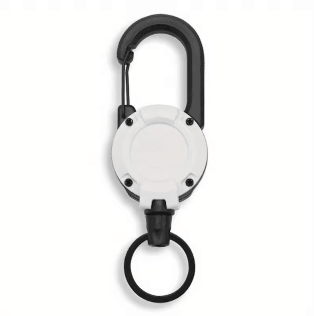 SteelGuard Heavy Duty Retractable Keychain with Carabiner