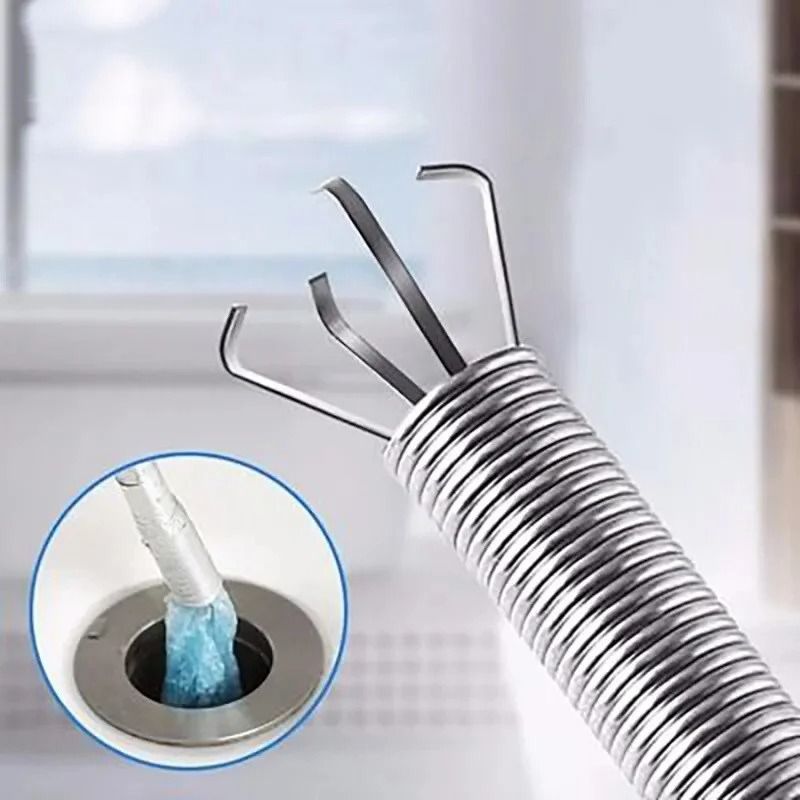 FlexClean Sewer Pipe Unblocker Snake Drain Cleaning Tool
