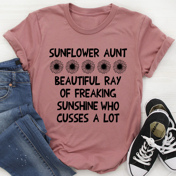 Sunflower Aunt Tee