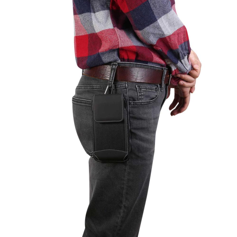 Universal Phone Pouch Belt Clip Leather Holster Smartphones