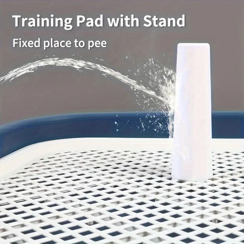 Dog Potty Training Toilet with Removable Net Reusable Dog Pee Pad Holder Tray
