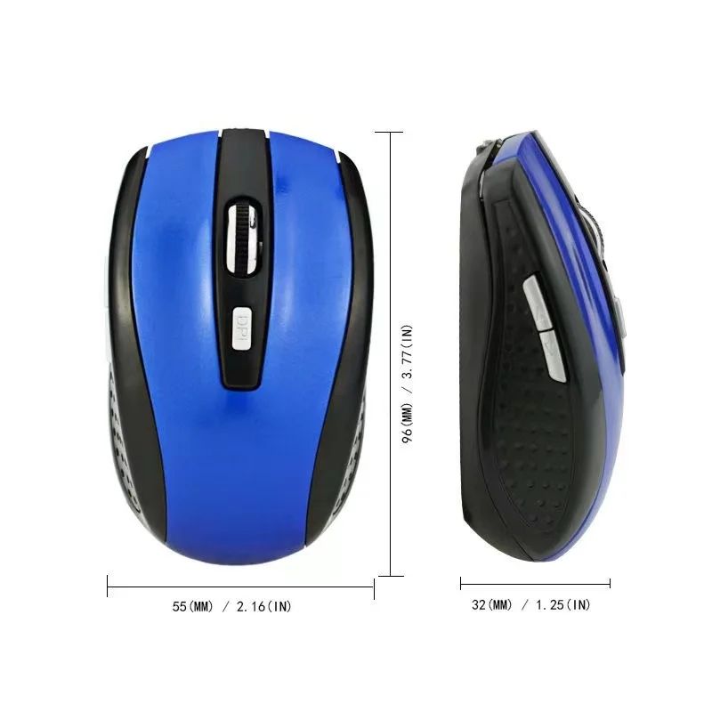 Wireless Optical Mouse Ergonomic 2.4G