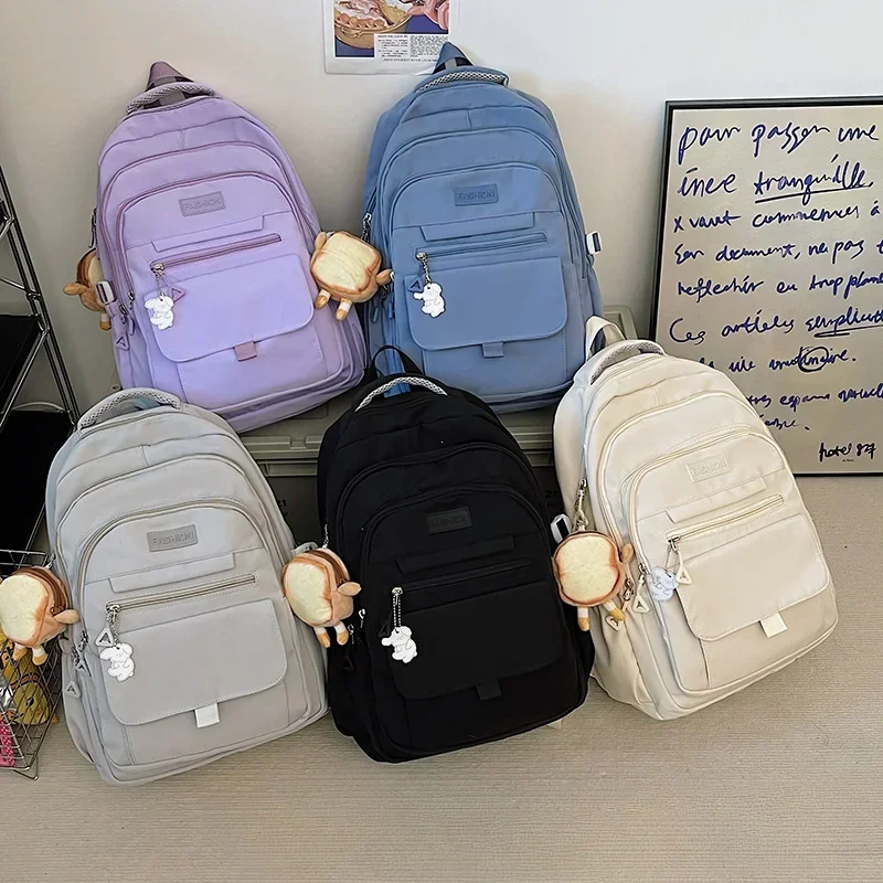 Kawaii School Backpack for Girls Teens Lightweight Laptop Bookbag