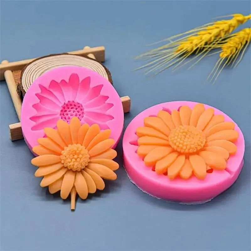 3D Daisy Flower Silicone Baking & Casting Mold