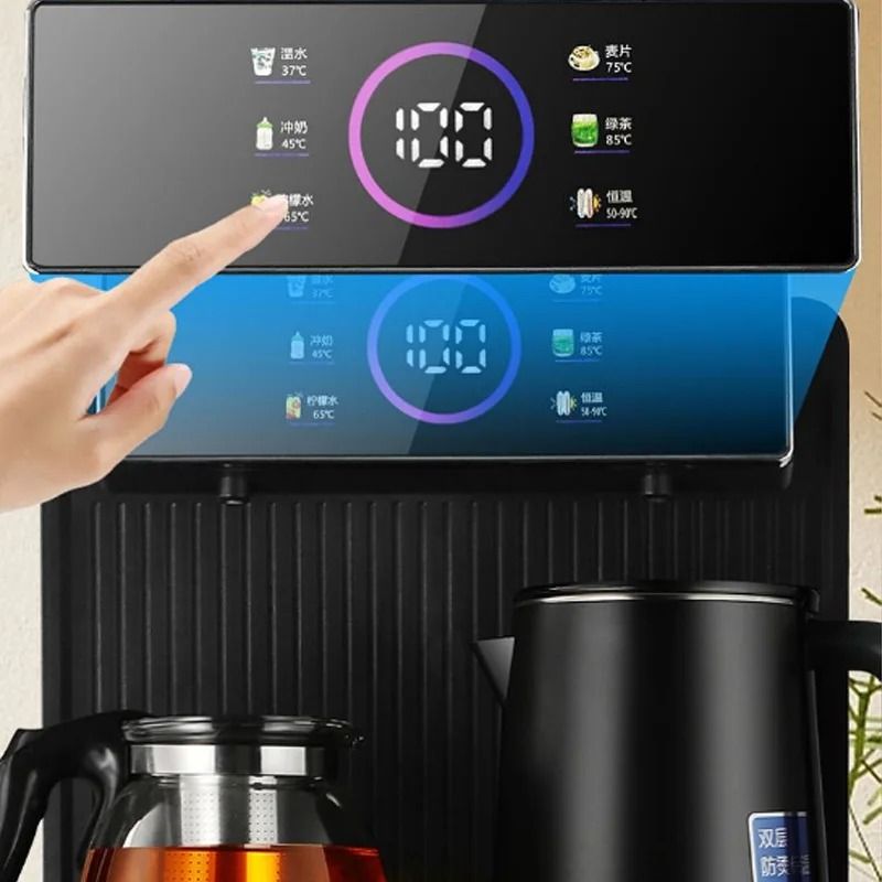 High-end Intelligent Vertical Hot and Cold Tea Bar Machine Commercial and Household Water Dispenser with Touch Controls