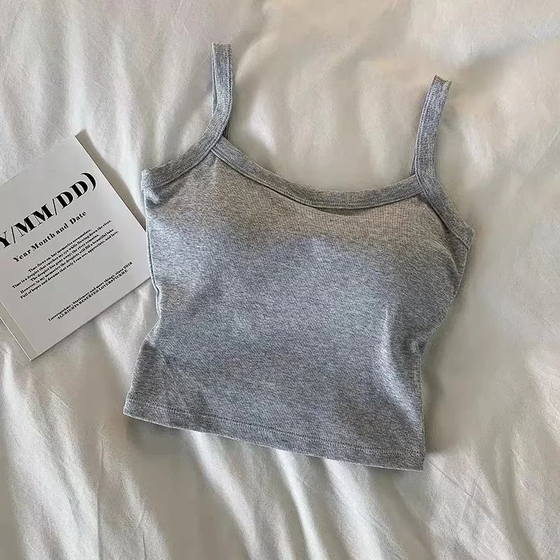 Womens Sexy Sleeveless Crop Top - Basic Fashion Camisole & Tube Top
