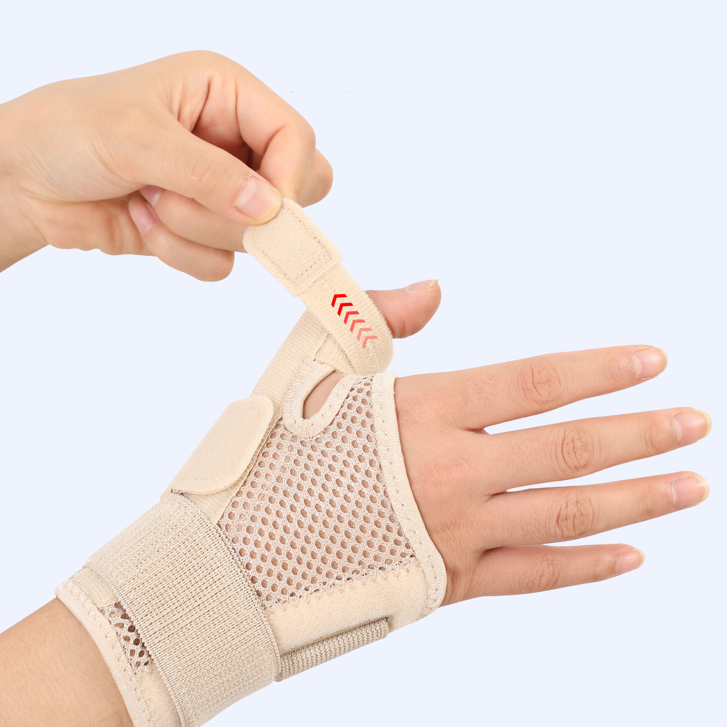 Breathable Thumb Protector Guard Fits, Flexible Splint Wrist Thumb Support Brace for Tendonitis Arthritis