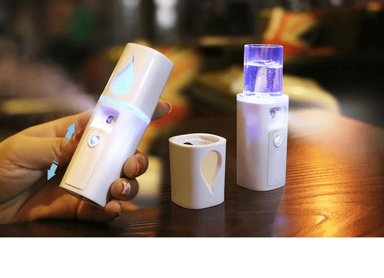 Nano Facial Steamer Mist Spray USB Rechargeable Face Hydration Tool
