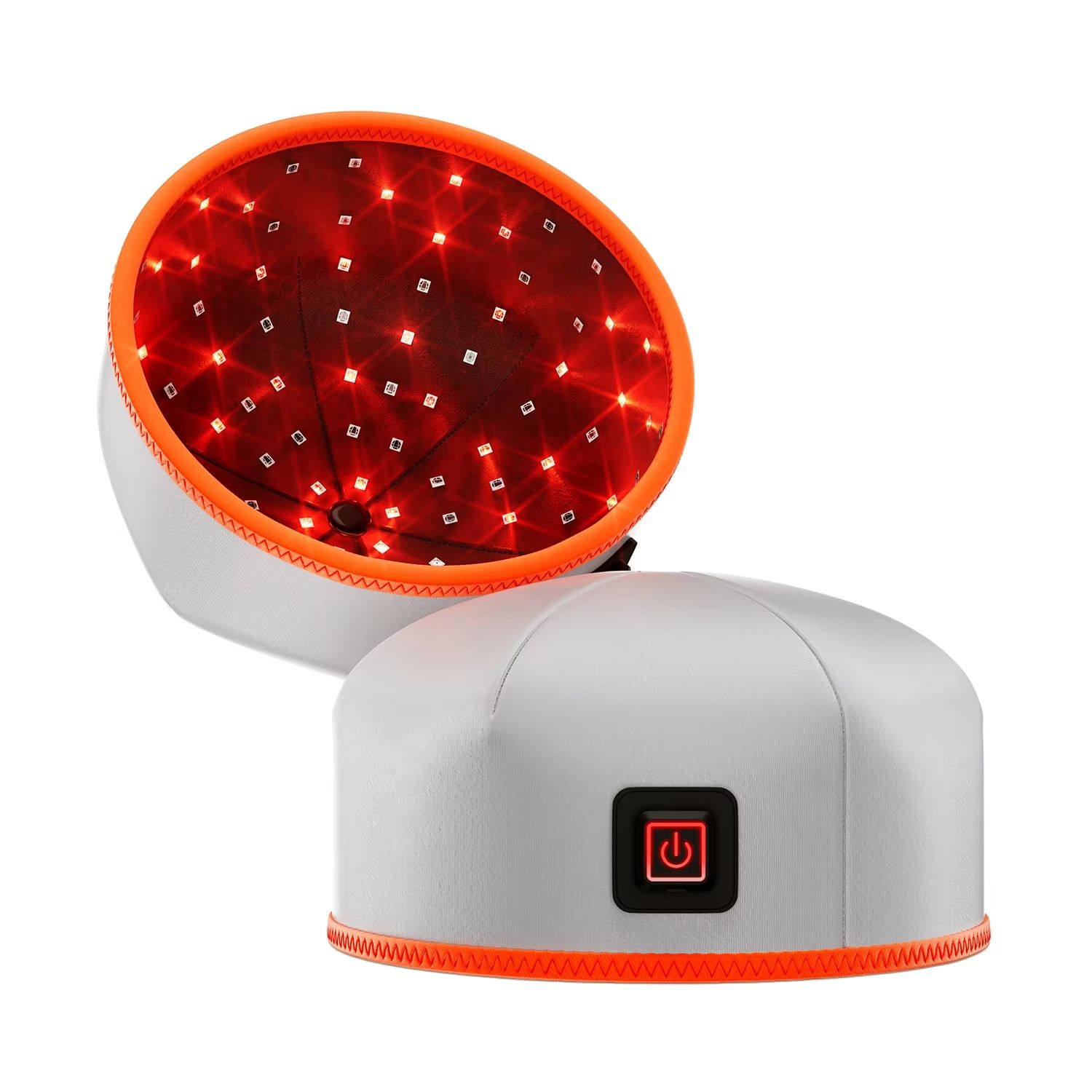 Red Light Therapy Hair Growth Cap – 660nm LED Haircare Device to Stimulate Follicles and Promote Thicker Hair