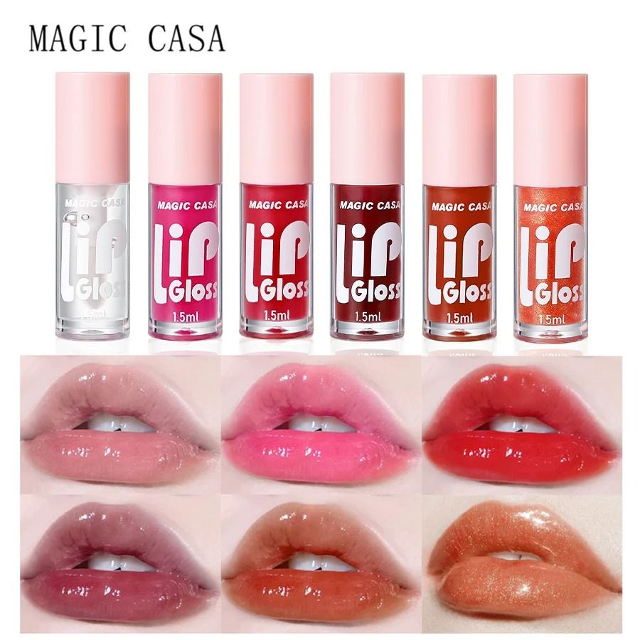 Hydrating Jelly Lip Oil Set Long Lasting Moisturizing Smooth Lip Gloss