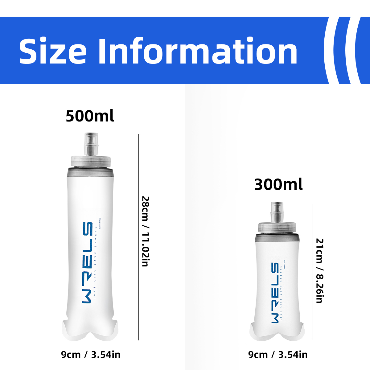 Collapsible Sports Water Bottle for Hiking, Cycling, Running & Fitness – Convenient Large Caliber Design