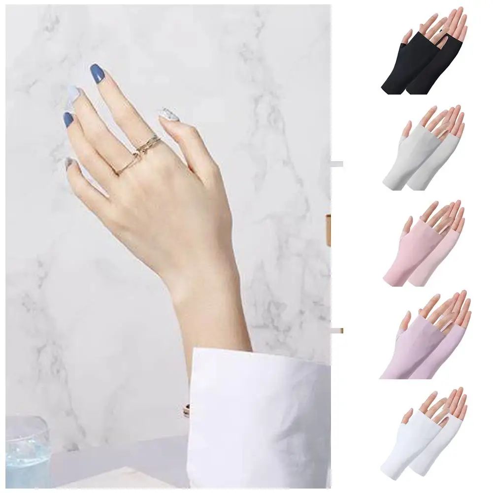 Fingerless UV Protection Driving Gloves