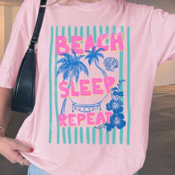 Summer Vibes Shirt, Beach Shirt, Beach Lover Gift, Trendy Summer Graphic Tee, Sunset Shirt, Vacation Shirt, Travel Tee