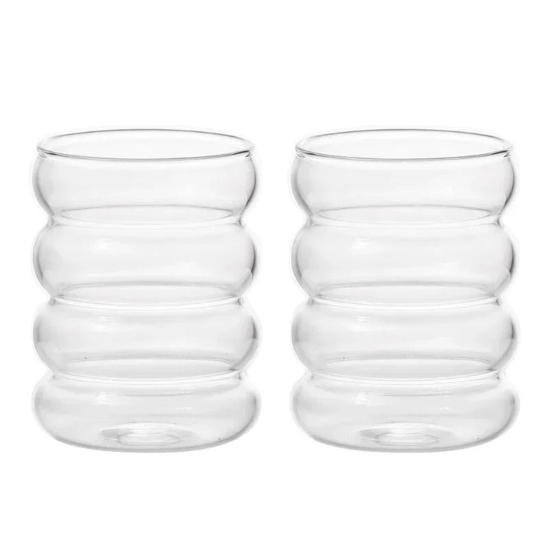 Pure Clarity Four Circle Glass Cup