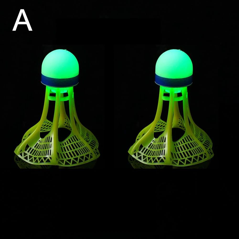 LED Glow Badminton Shuttlecocks Set