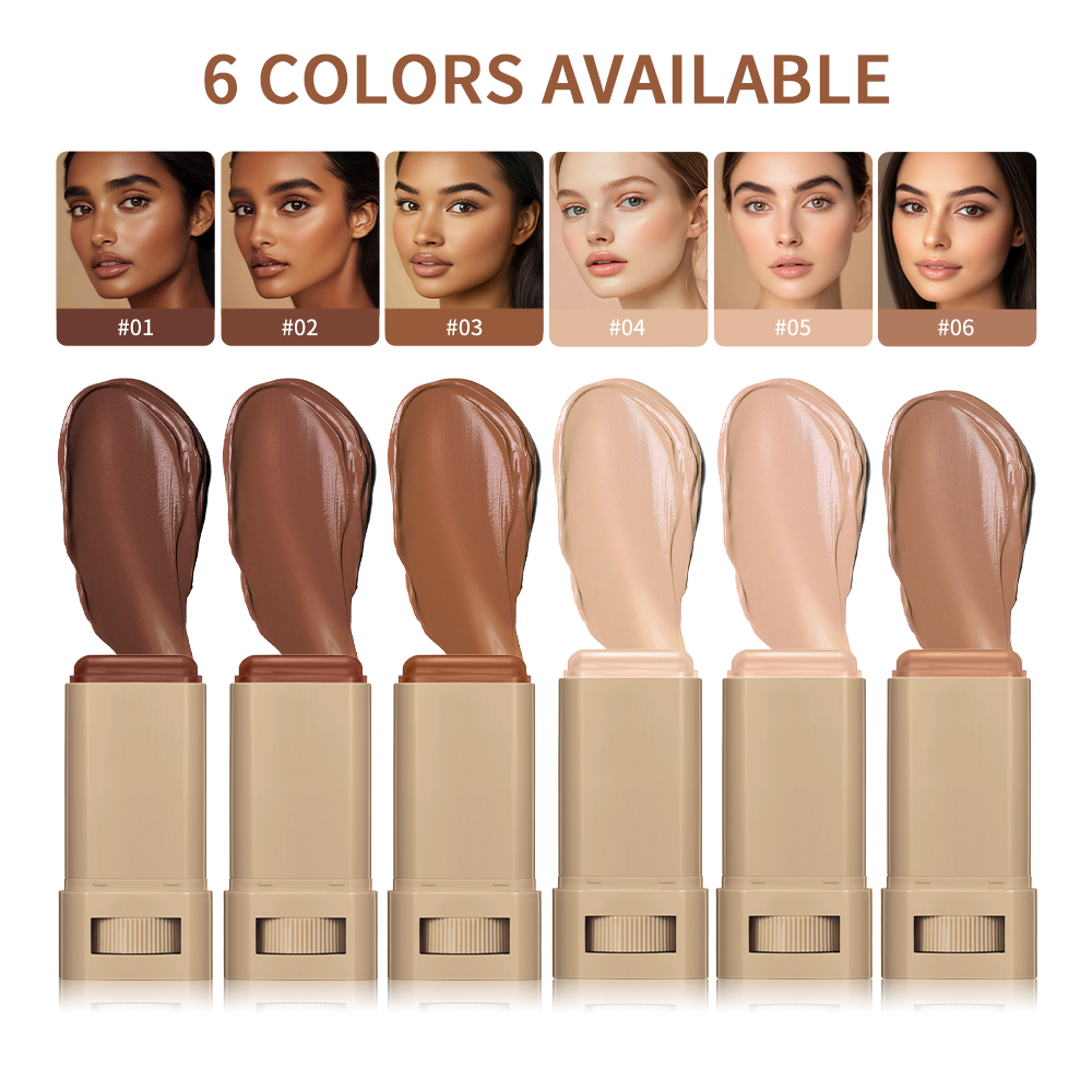 Foundation Stick Serum Boosted, Skin Tint Balm, Silky Texture, Moisturizing Coverage, Plumper, Natural Even Skin Tone