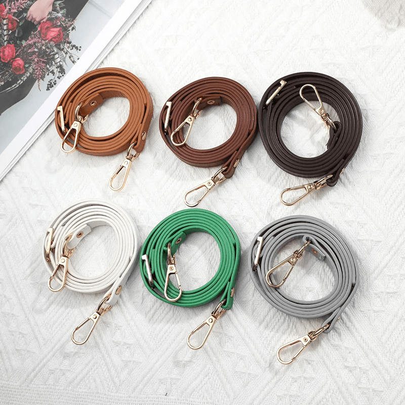 Adjustable PU Leather Shoulder Bag Strap for Crossbody Bags