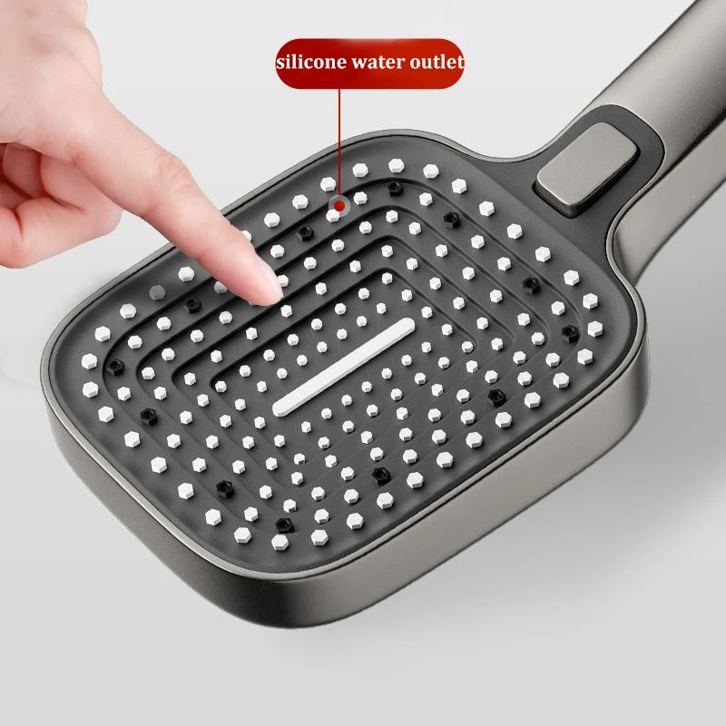High Pressure 3 Mode Rainfall Shower Head Large Panel Bathroom Set